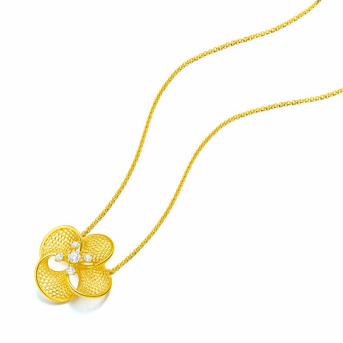 四葉草項鏈黃金色和玫瑰金色哪個好看?怎么選?